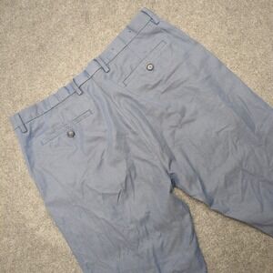 Banana Republic Mens Non Iron Modern Slim Fit‎ Dress Pants Blue Size 33x32